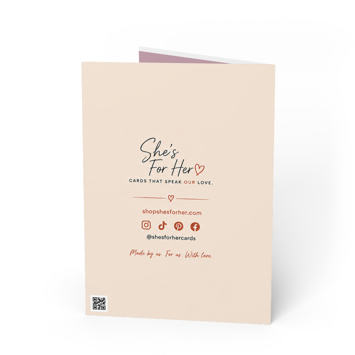 Inside of greeting card: You're My Type