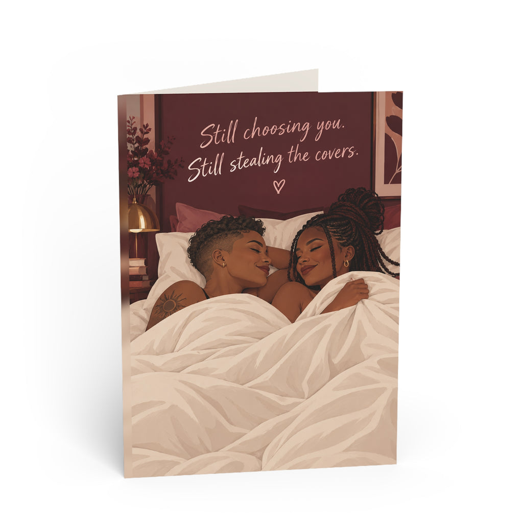 Greeting card front: "Still Choosing You"