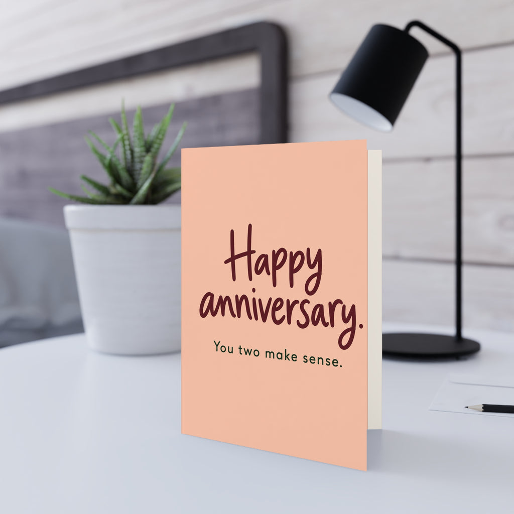 Additional greeting card view: Anniversary Greeting Card