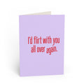 Greeting card front: Romantic Flirty Greeting Card