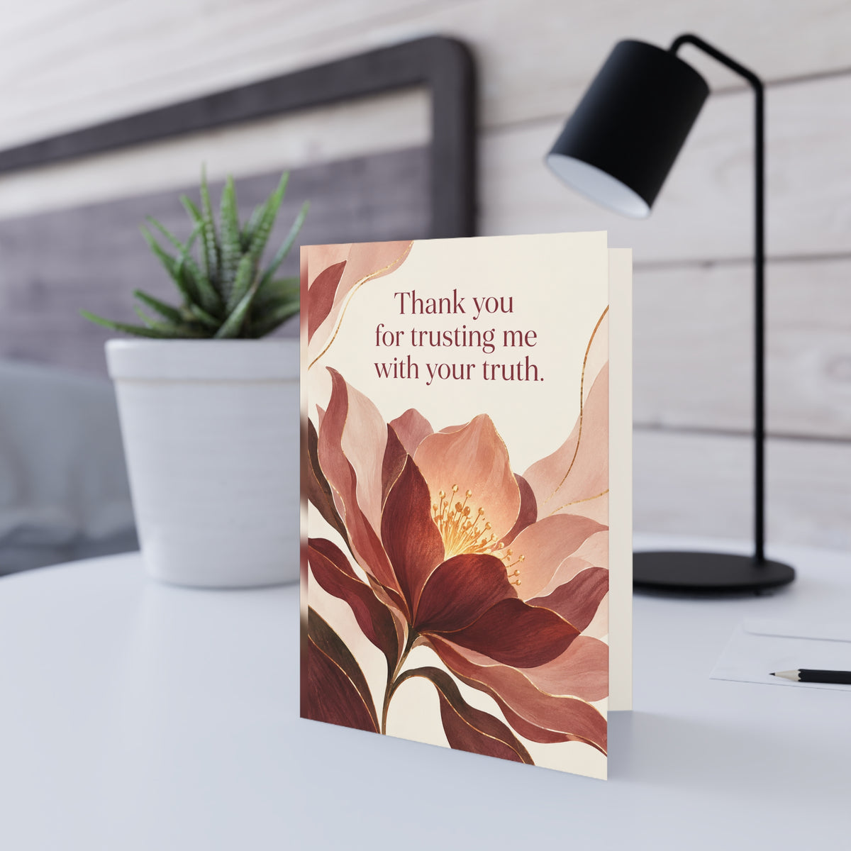 Additional greeting card view: Trusting Me With Your Truth